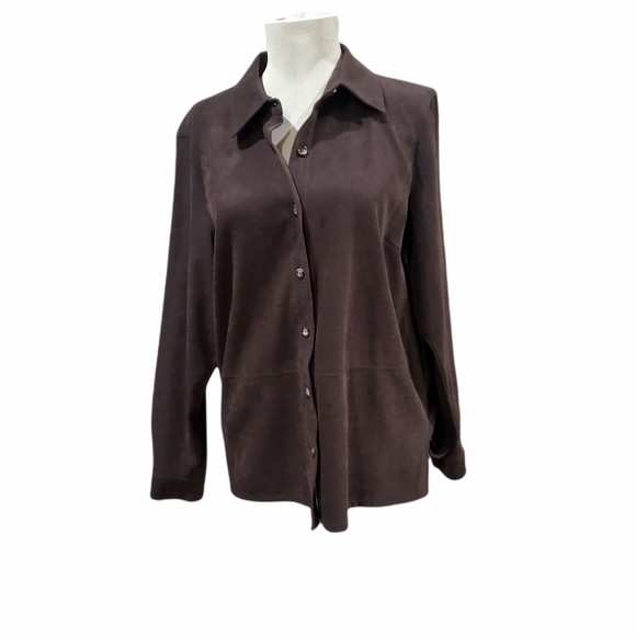 Talbots Stretch Button Up Shirt - Picture 1 of 4